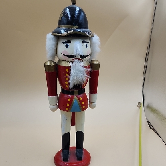 Festive Red Nutcracker Soldier Figurine 14.5 tall - Picture 1 of 6